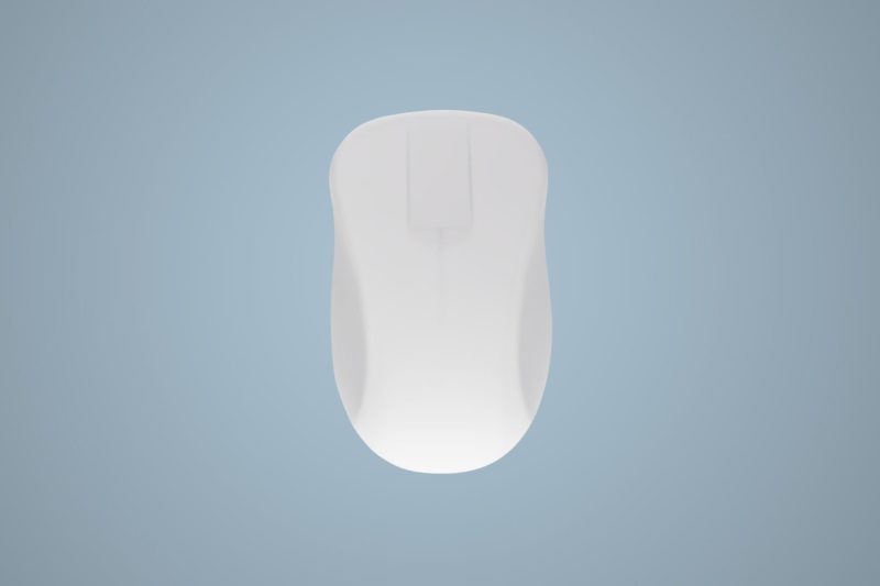 Hygienisk trådlös mus med touchscroll